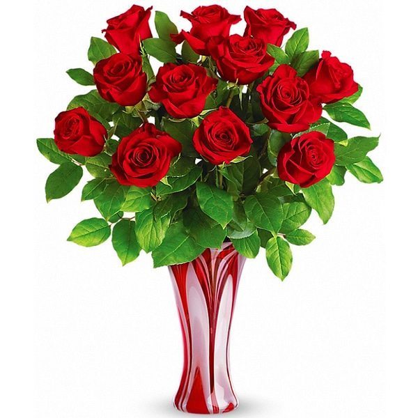 Kwiaty- Bukiet 13 czerwonych róż